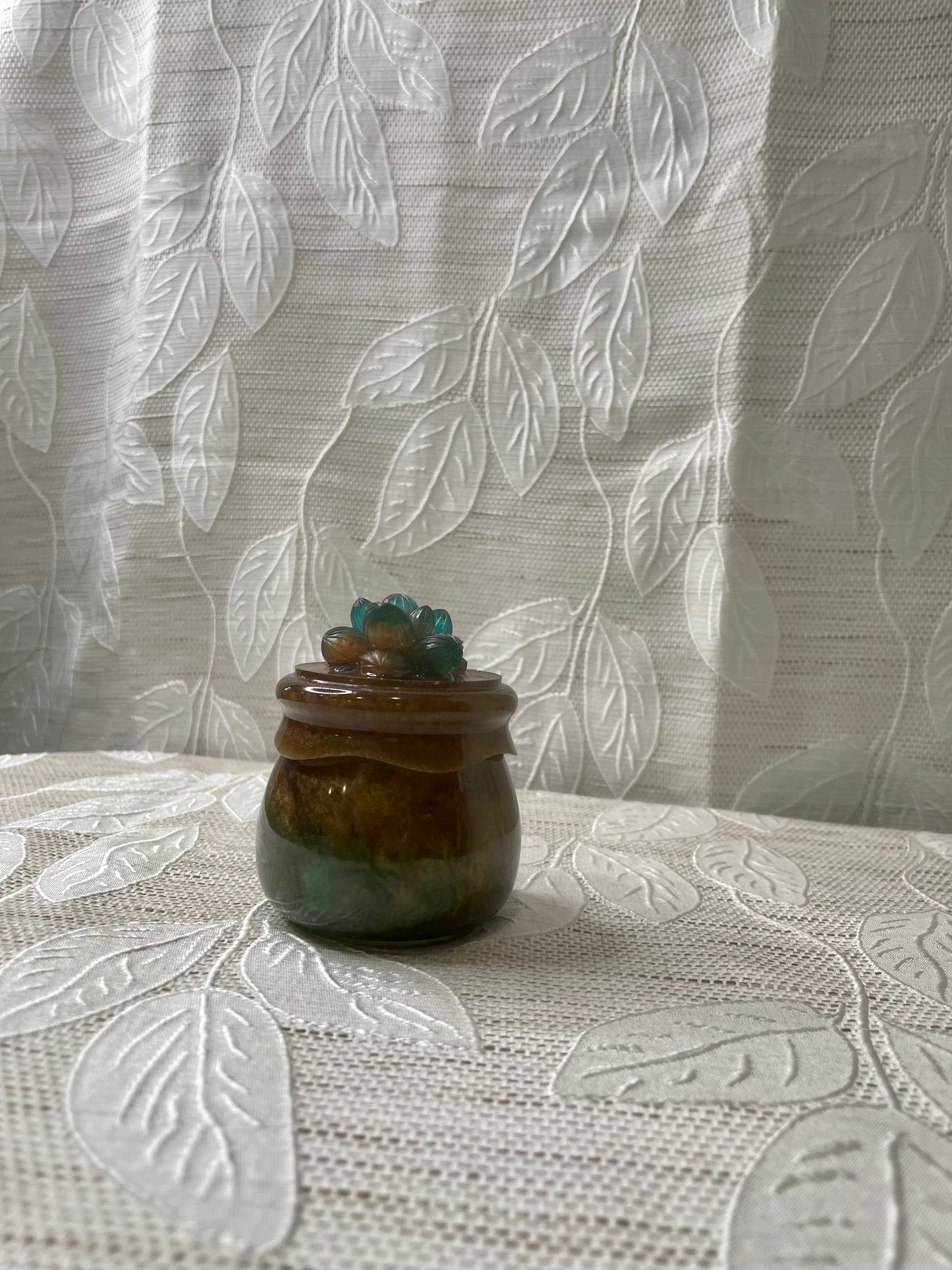 Succulent Swirl Jar